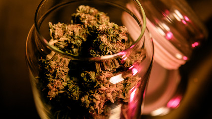 chemical elements in marijuana buds CBD THCA CBN