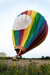 balloon preparation for takeoff