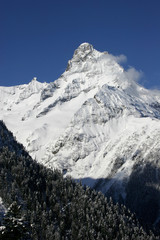 Mountain winter landscape.