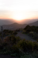 Sunset in the top of BCN