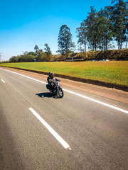 Obraz premium Motorcycle on the road