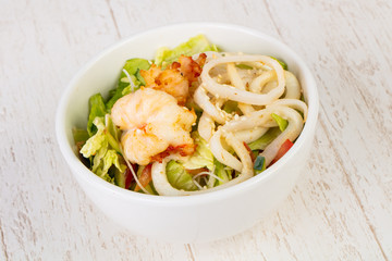 Cellophane noodles with prawns