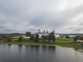 Fototapeta na wymiar The Ferapontov Monastery. Vologda landscape