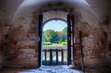 Obraz premium Vue sur les jardins du Château de Cormatin en Bourgogne