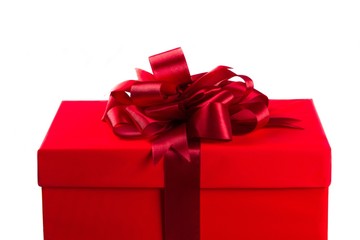 Present wrapped with a bow on it