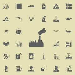 oil refinery icon. Oil icons universal set for web and mobile