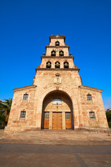 Fototapeta na wymiar Cangas de Onis church in Asturias Spain