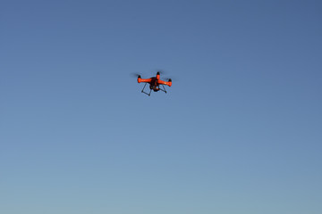 Obraz na płótnie Canvas SwellPro Drone Flight