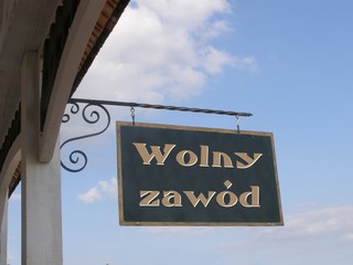 Obraz premium Wolny zawód