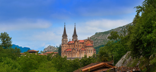 Covadonga Catholic sanctuary Basilica Asturias
