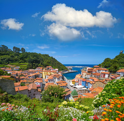 Cudillero village in Asturias Spain