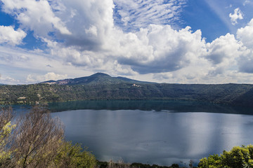 Fototapeta na wymiar Lake Albano (Lazio, Italy)