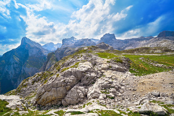 Fuente De mountains in Cantabria Spain