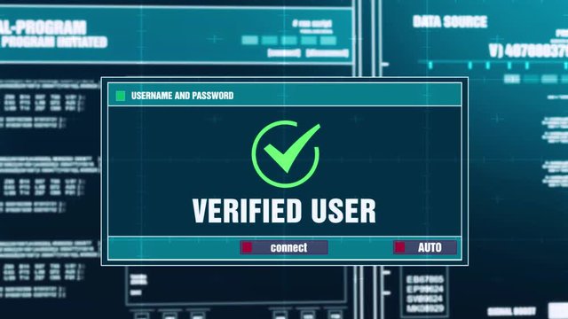 74. Verified User Warning Notification Generated on Digital System Security Alert Error Message on Computer Screen after Entering Login And Password . Cyber Crime, Computer Hacking Concept