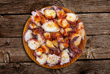 Pulpo a la gallega octopus © lunamarina