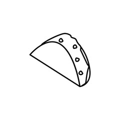 fachitos icon. Element of fast food for mobile concept and web apps icon. Thin line icon for website design and development, app development