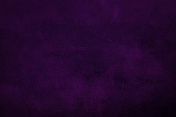 DArk purple  grungy canvas background or texture with dark vignette borders