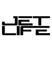 jet life text spruch logo design jetset leben fliegen flugzeug urlaub ferien weltreise unterwegs reisen pilot stewardess clipart