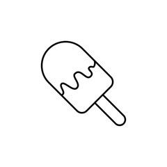 ice cream icon. Element of fast food for mobile concept and web apps icon. Thin line icon for website design and development, app development