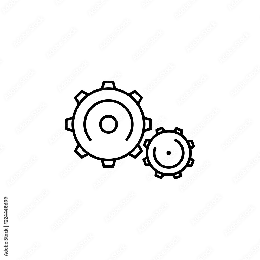 Poster mechanism icon. element of physics science for mobile concept and web apps icon. thin line icon for 