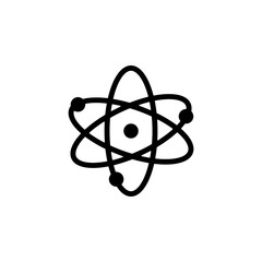 atom, atomic icon. Element of genetics and bioengineering icon. Premium quality graphic design icon. Signs and symbols collection icon for websites, web design, mobile app