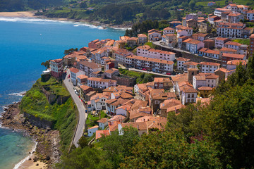 Obraz premium Lastres Colunga village in Asturias Spain