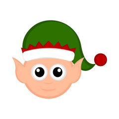 Christmas cute elf avatar