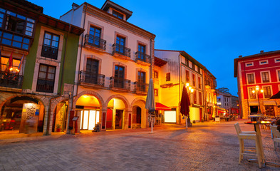 Llanes village sunset in Asturias Spain