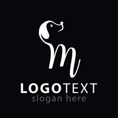 R Letter and Dog Logo