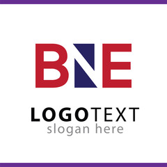 Obraz premium b ne Letter Logo