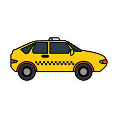 Obraz na płótnie Canvas taxi public service icon