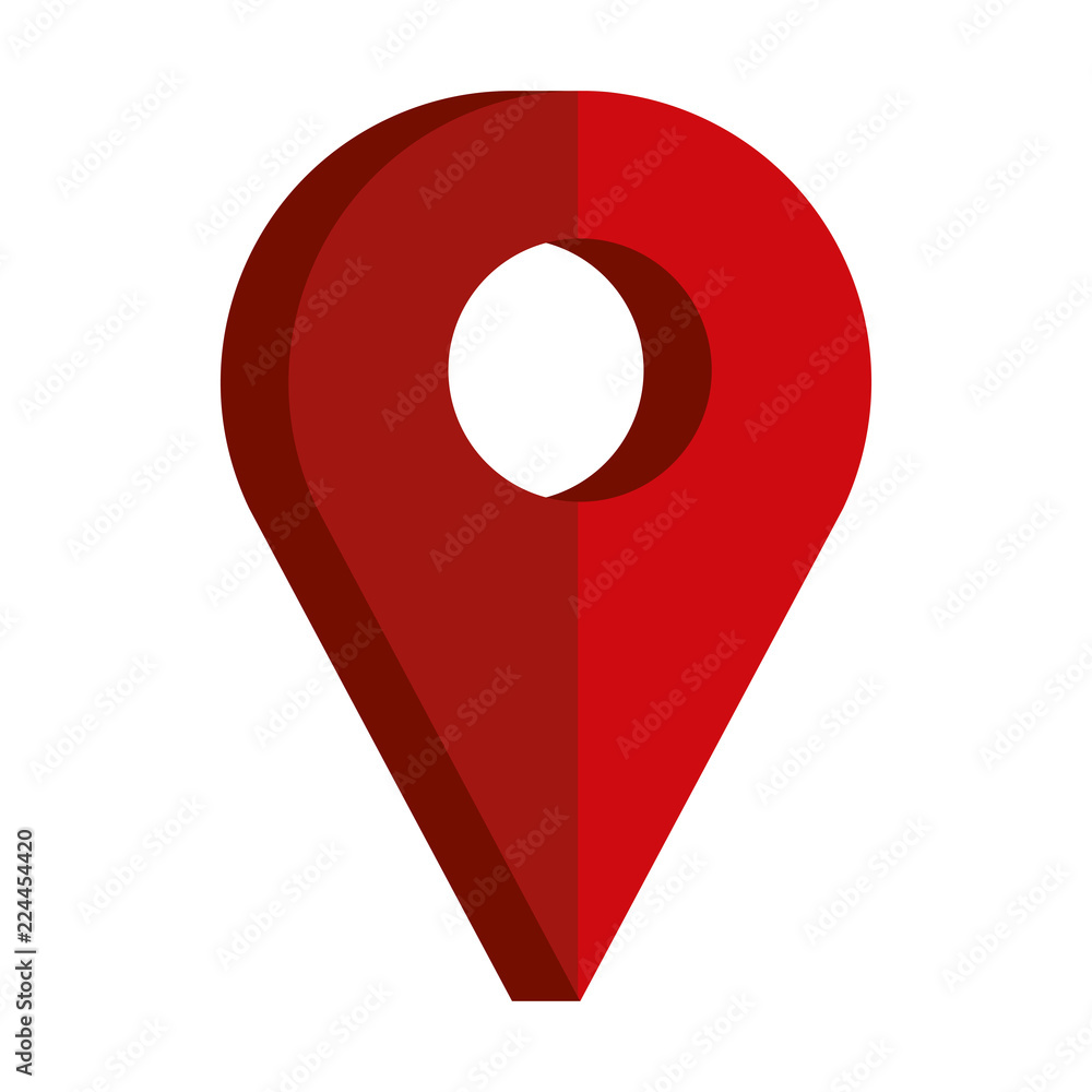 Poster pin pointer location icon