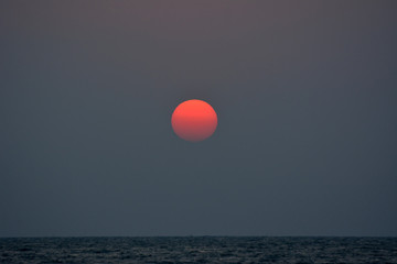 Sunset at St.Mary's Island, Mangalore, India