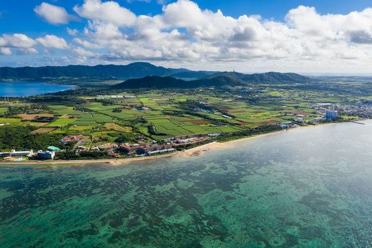 Top view of ishigaki island