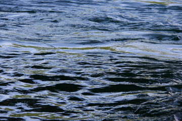 le côté paisible des vagues