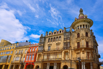 Fototapeta premium Ribadeo Torre de los Moreno tower in Galicia Spain
