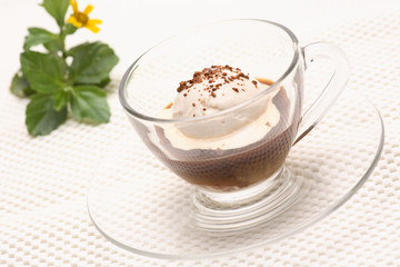 Hot Affogato coffee
