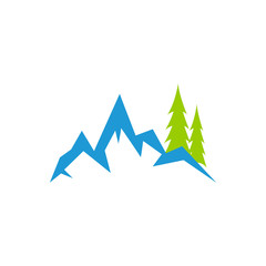 Mountain logo icon design template vector