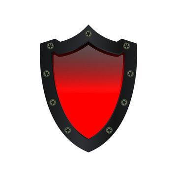 shield logo icon design template vector