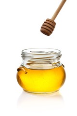 Honey Jar with Honey Dipper