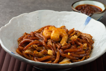 malaysian famous hokkien noodles