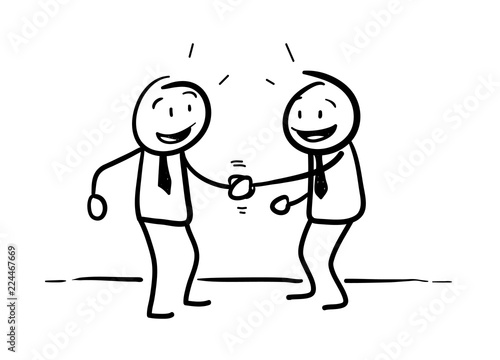 hand drawn stick figure