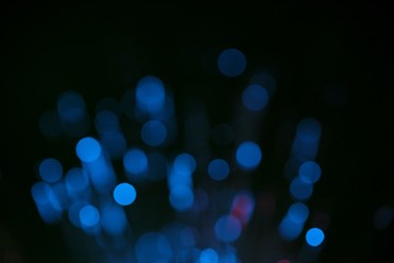 Blurred of Fiber Lights
