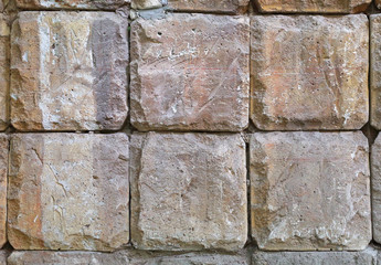 Cubic stone wall background.