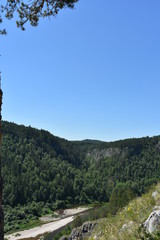Obraz premium view from the top of mountain