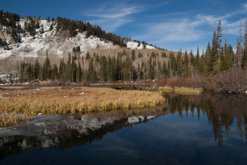 lake in the mountains