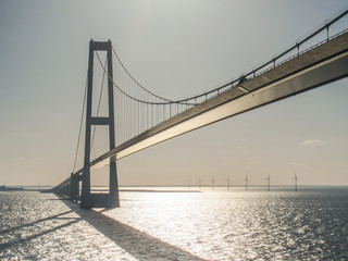 Große Belt Brücke in Dänemark