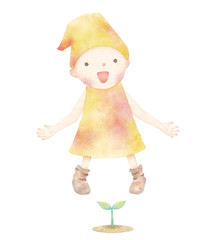 こびとのイラスト