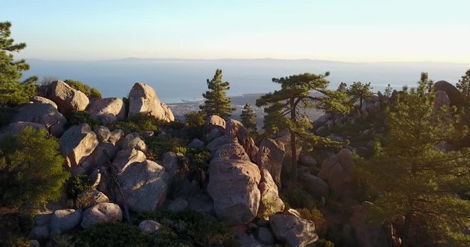 Beautiful Santa Barbara Coast Aerial