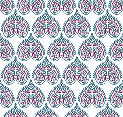 paisley floral pattern, textile , Rajasthan, royal India